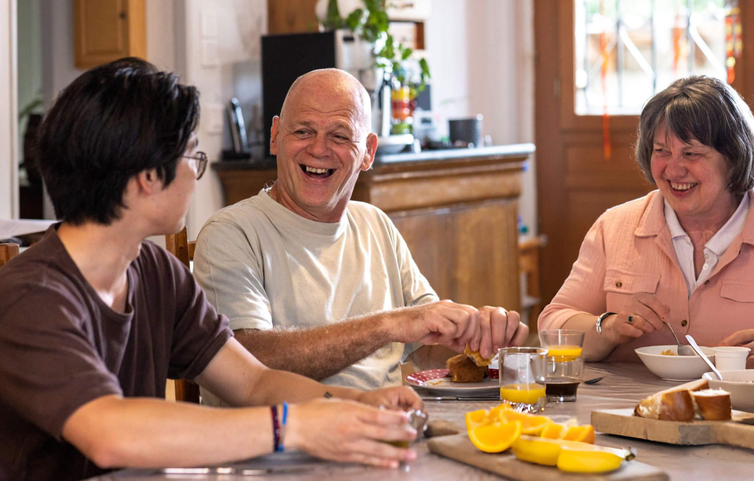 Everyday living tasks shared in a group living setting